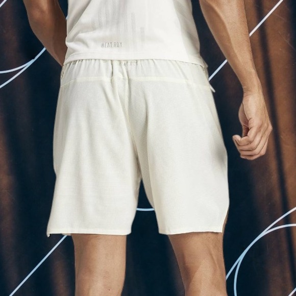 Adidas Mens Training HIIT HEAT.RDY 7" Shorts NWT - Size Large - Chalk White - Picture 3 of 12